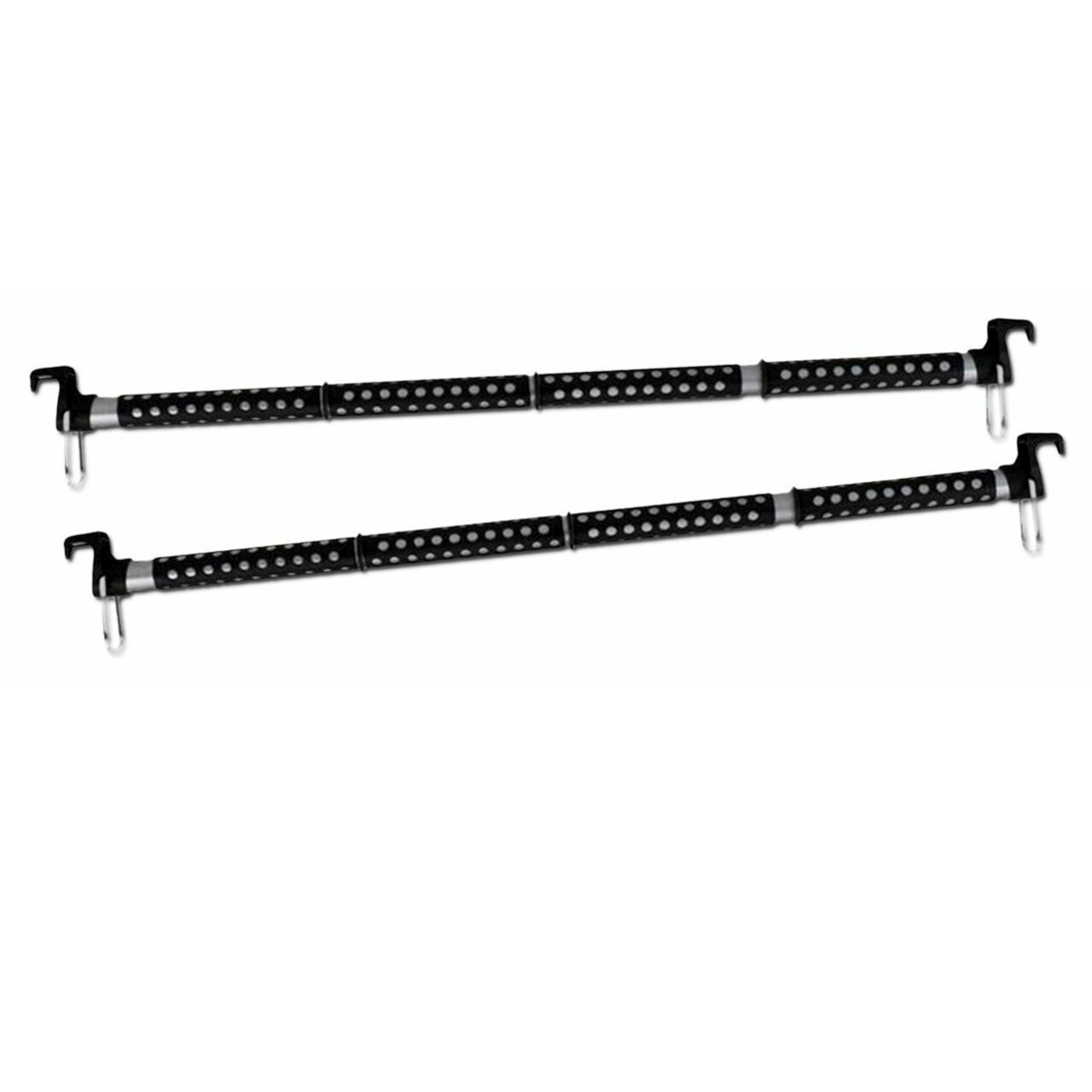 Zone Tech 2X Expandable Car Clothes Hanger Clothing Rod Bar Garment Rack Holder